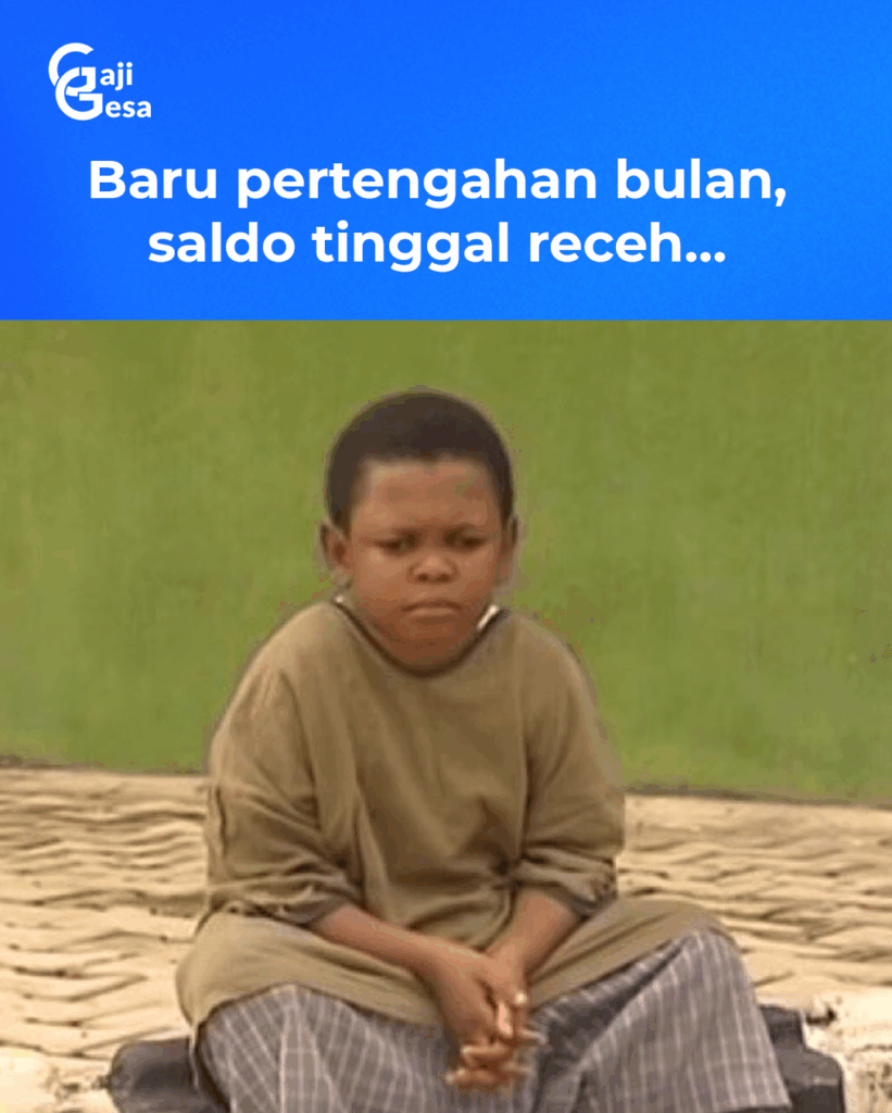 saldo tinggal receh