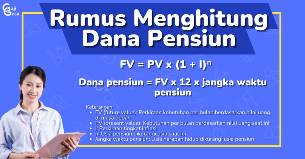 cara menghitung dana pensiun