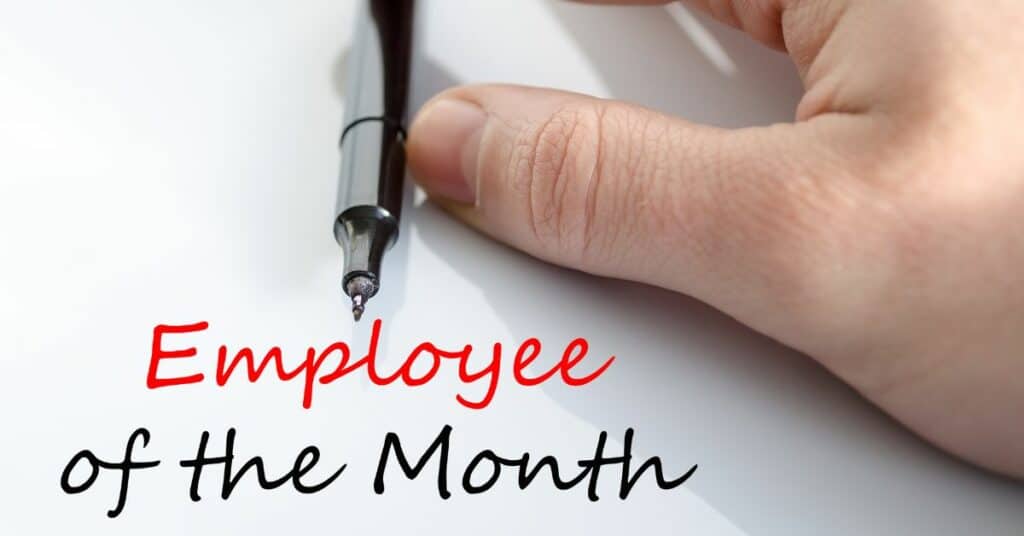 employee of the month adalah