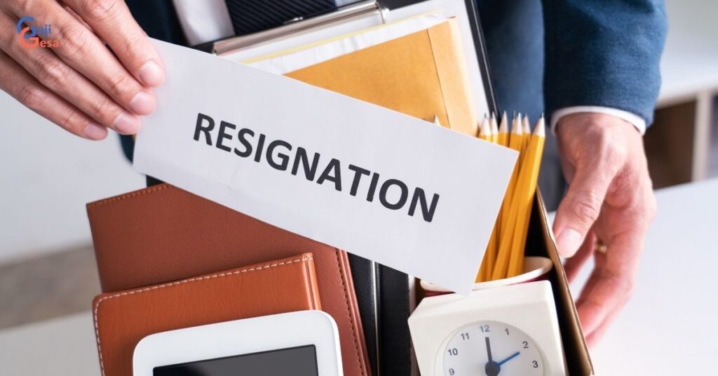 resign kerja mendadak